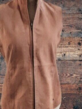Suede vest
